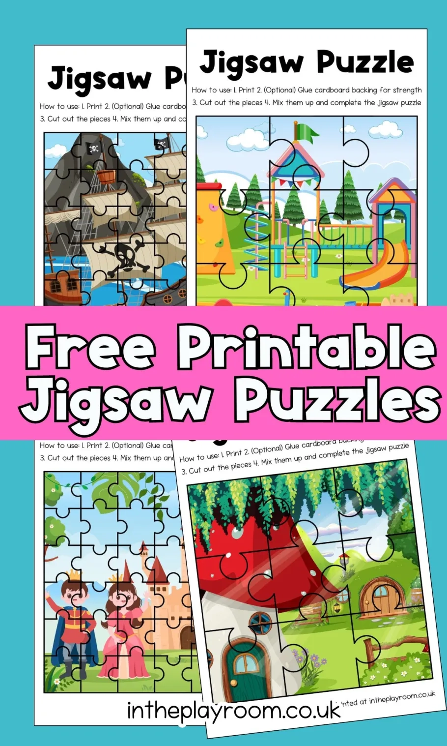 16 Free Printable Jigsaw Puzzles For Kids In The Playroom