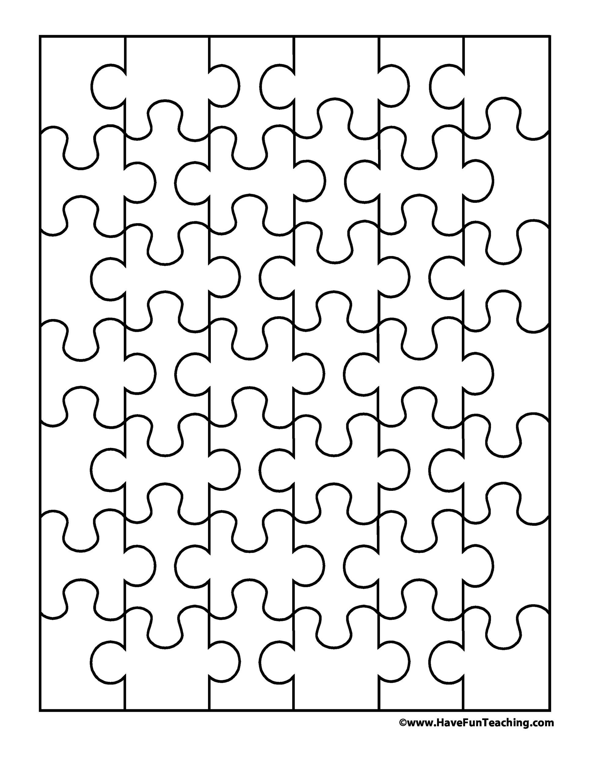 19 Printable Puzzle Piece Templates TemplateLab 19 Printable Puzzle Piece Templates TemplateLab
