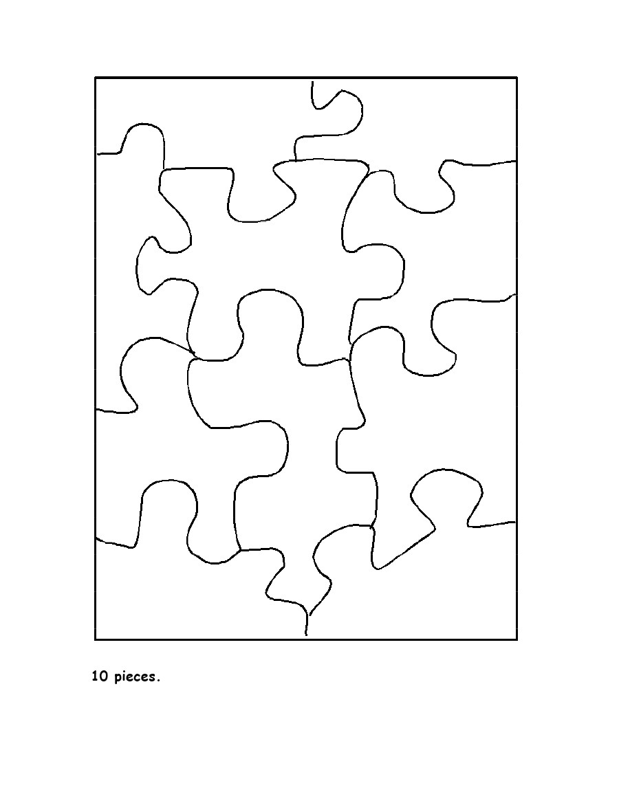 19 Printable Puzzle Piece Templates TemplateLab 19 Printable Puzzle Piece Templates TemplateLab