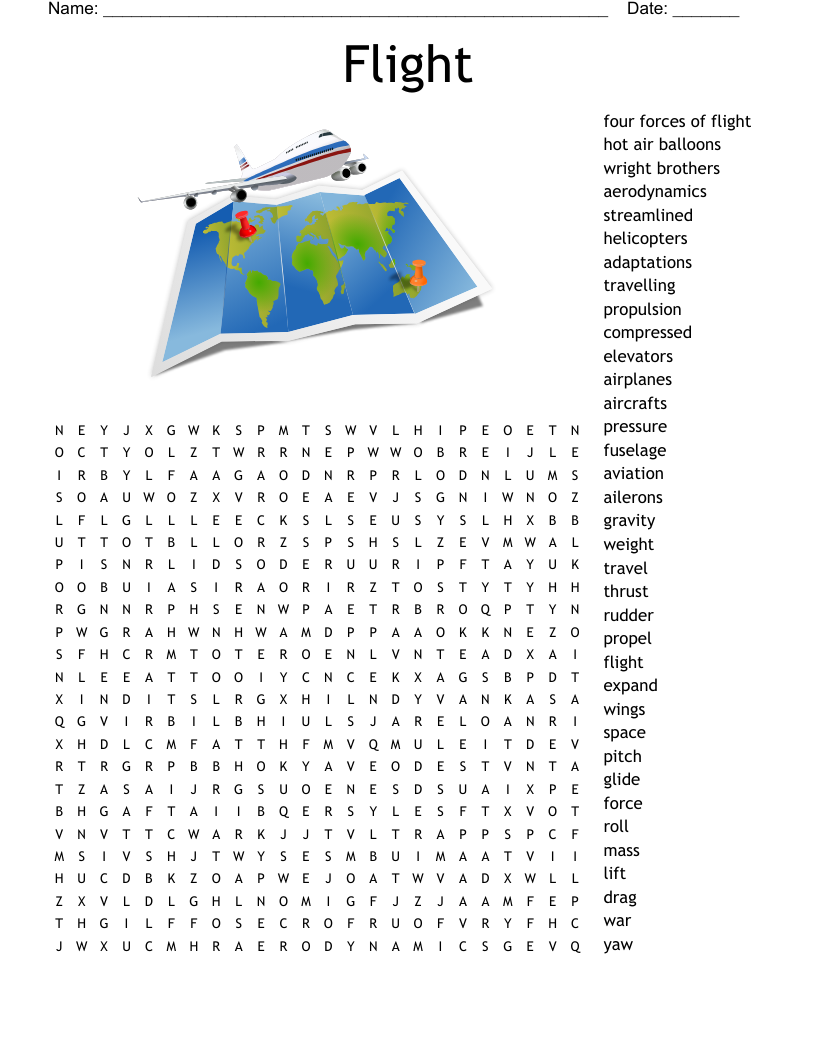 Aviation Crossword WordMint