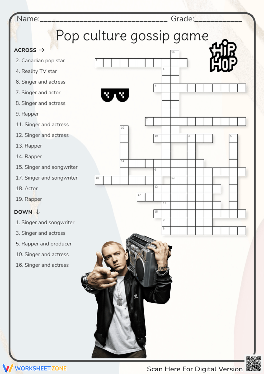 Crossword Worksheets 2024 Worksheets Library