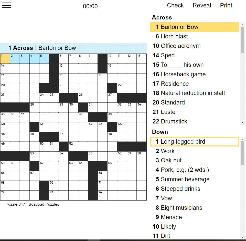 Daily Crossword Microsoft Casual Games The Zone
