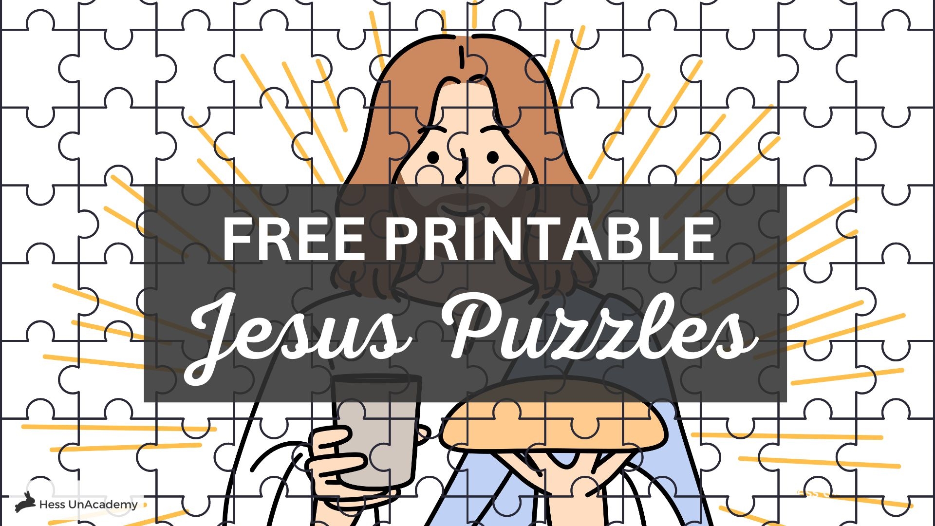 Free Printable Jesus Puzzle For Kids Hess UnAcademy