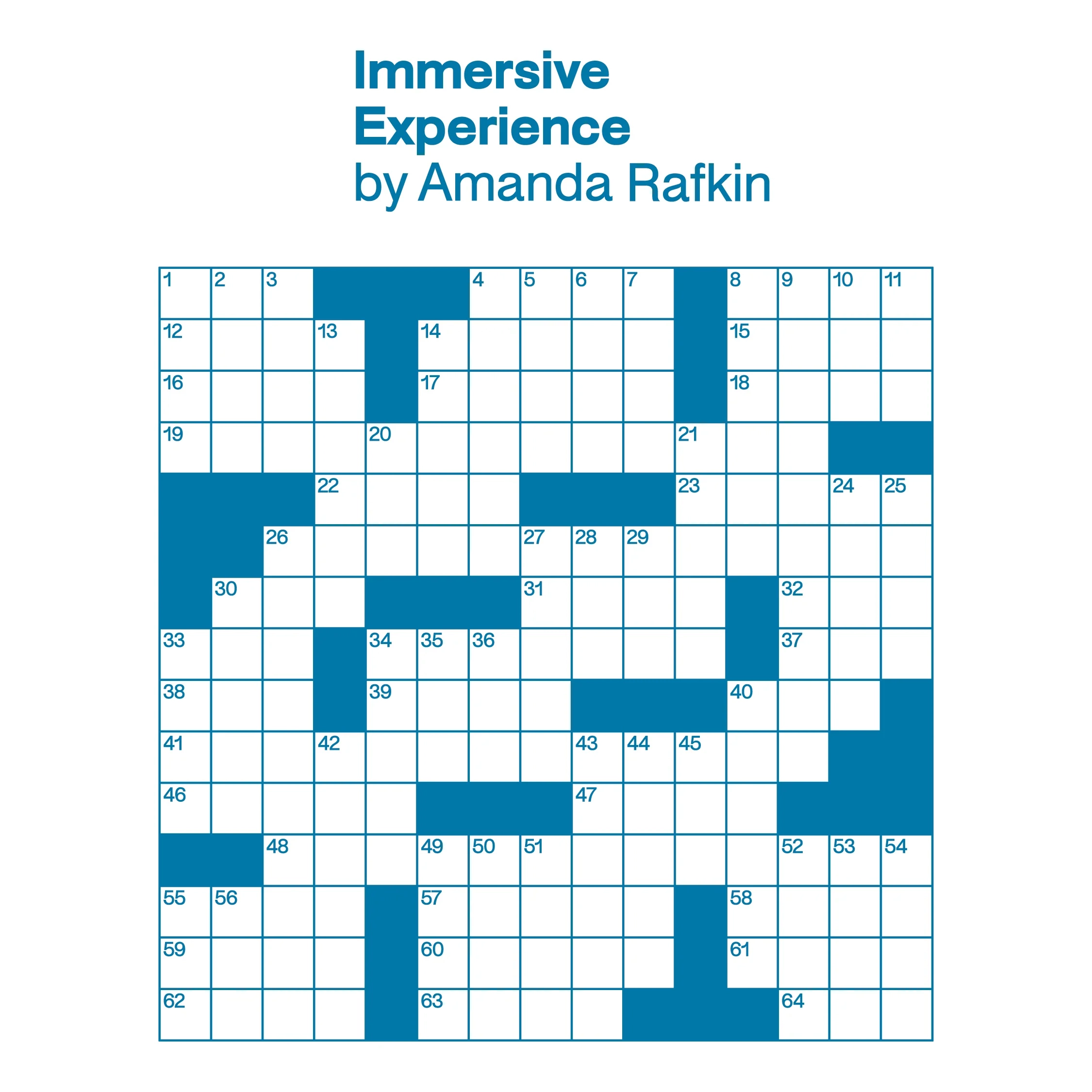 Movie Crossword Printable A24 Shop