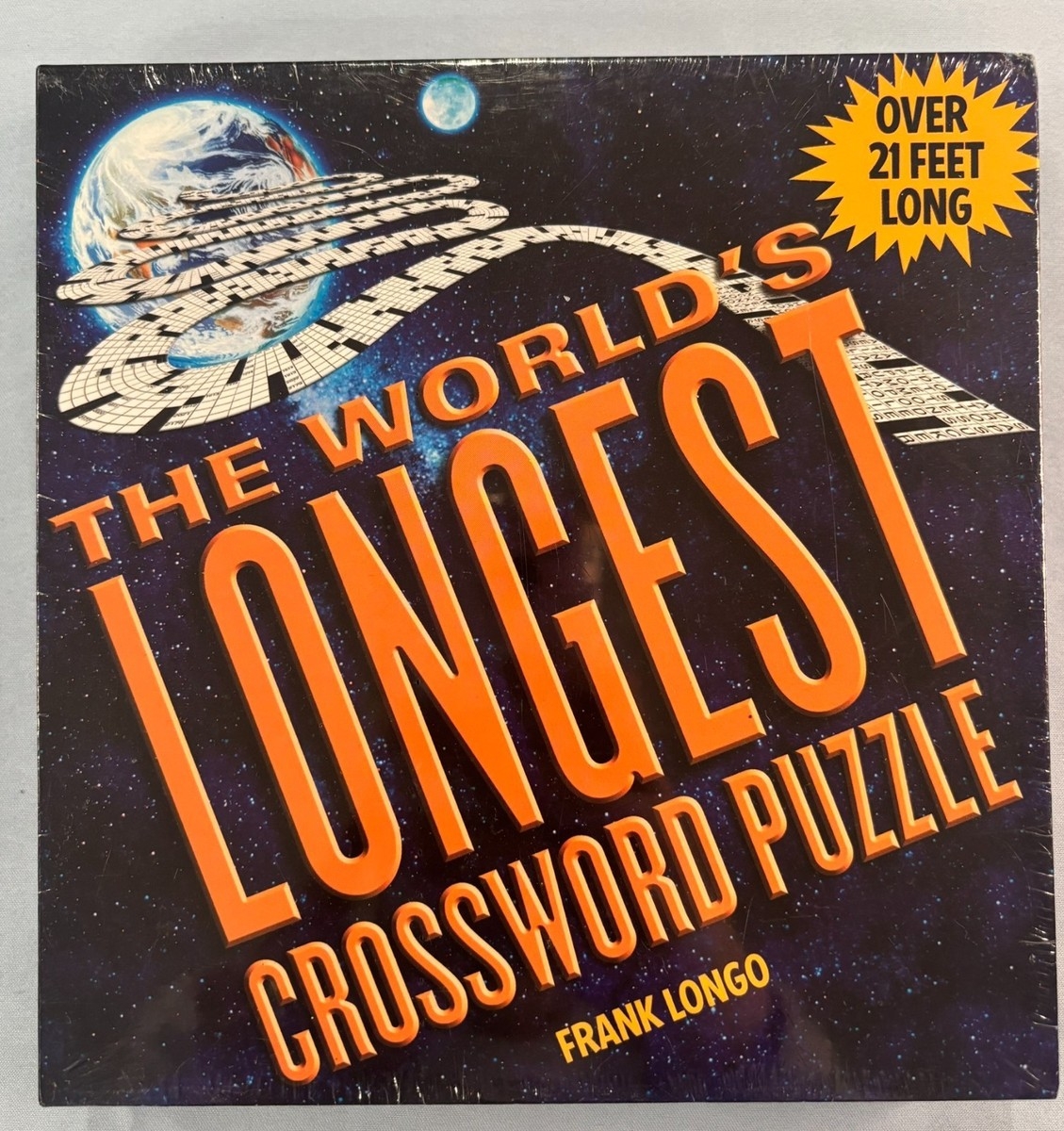 NEW World s Longest Crossword Puzzle By Frank Longo 2005 Hardcover New Sealed 9781402729416 EBay
