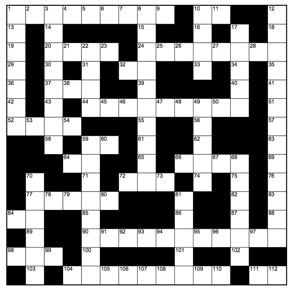 Paris General Knowledge Crossword PRINTABLE DOWNLOAD 
