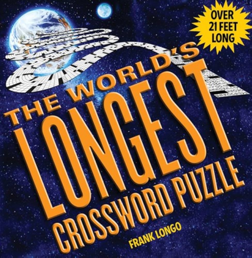 The World s Longest Crossword Puzzle Longo Frank 9781402729416 Amazon Books