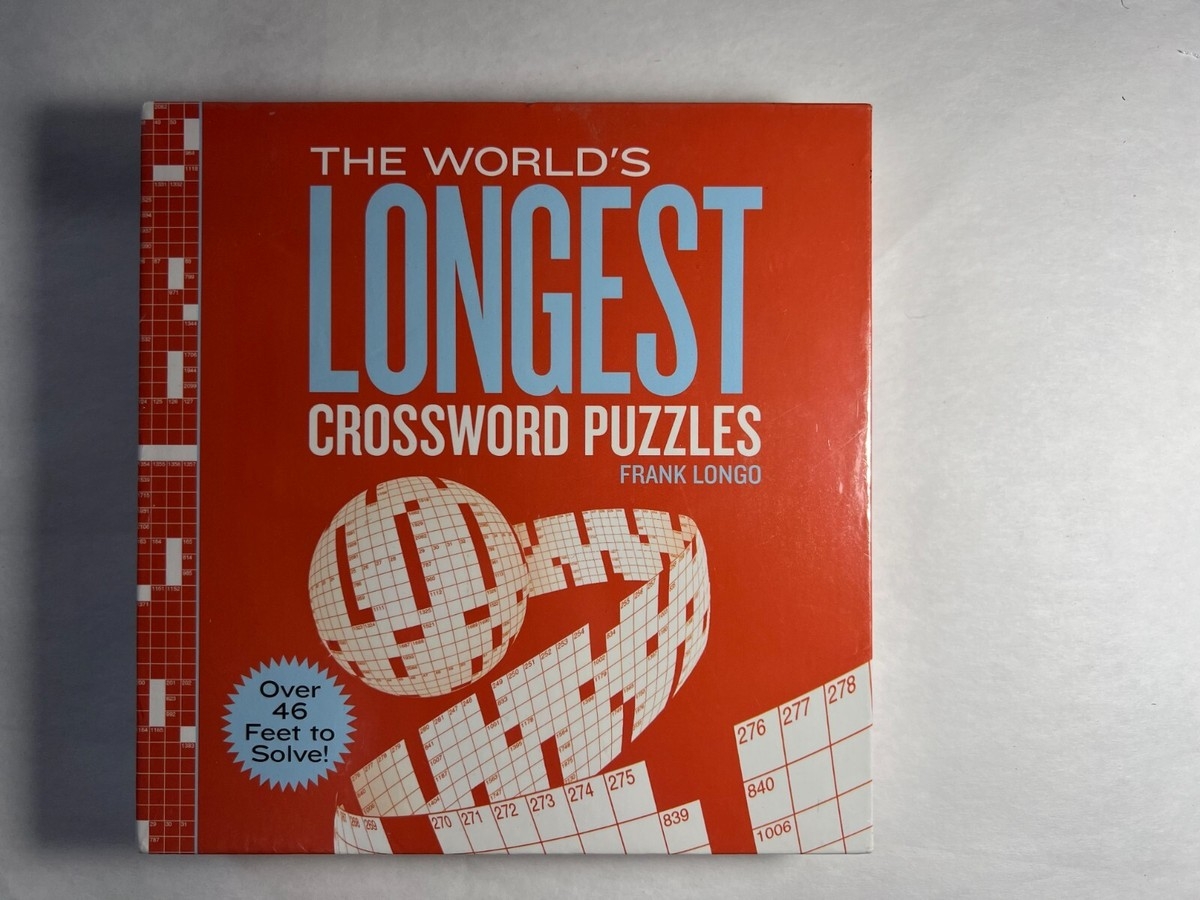 World s Longest Crossword Puzzles By Frank Longo 2015 Hardcover For Sale Online EBay