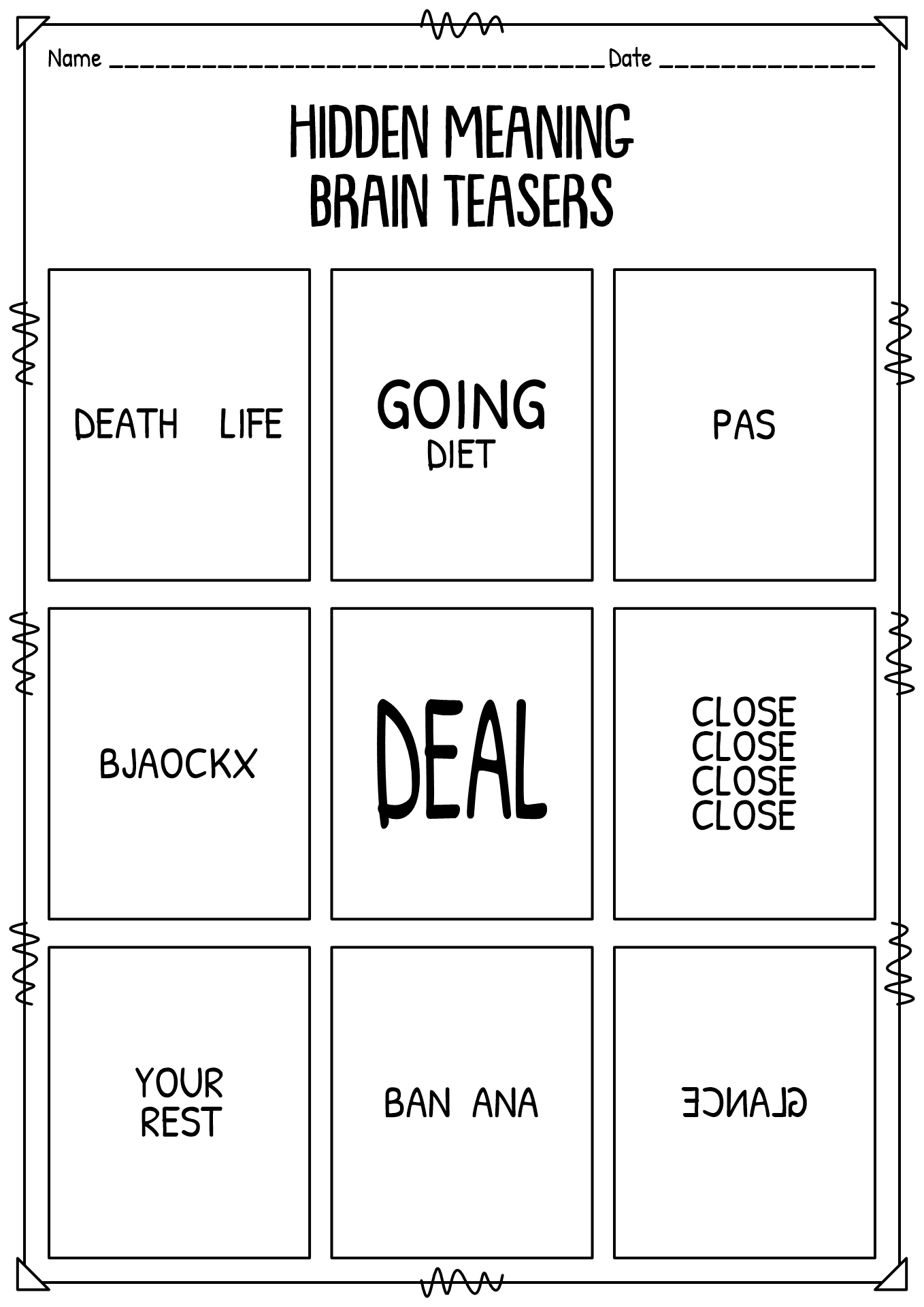 18 Brain Teasers Worksheets Free PDF At Worksheeto