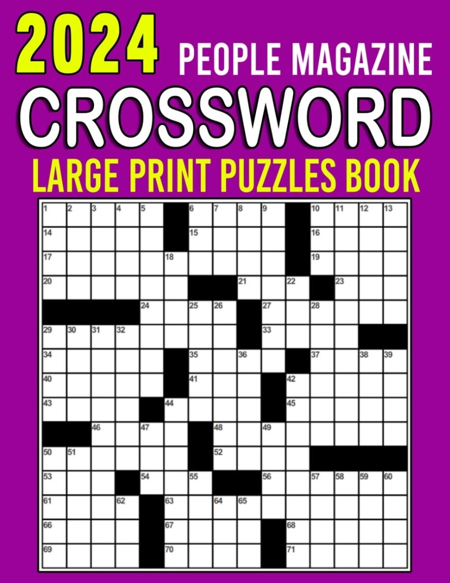 2024 People Magazine Crossword Puzzles Book Large Print Boost Your Brainpowe EBay