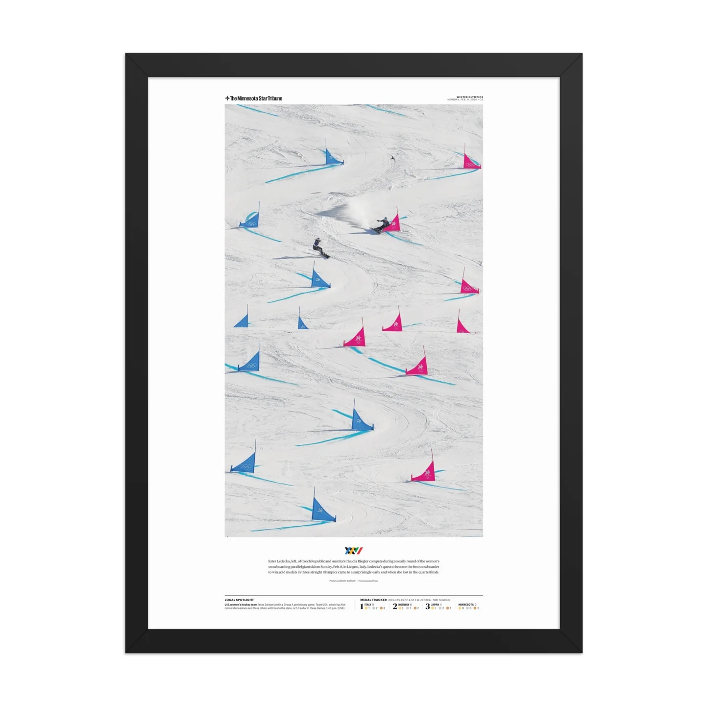 2026 Winter Olympics Women s Snowboarding Parallel Giant Slalom Page P Strib Store The Minnesota Star Tribune