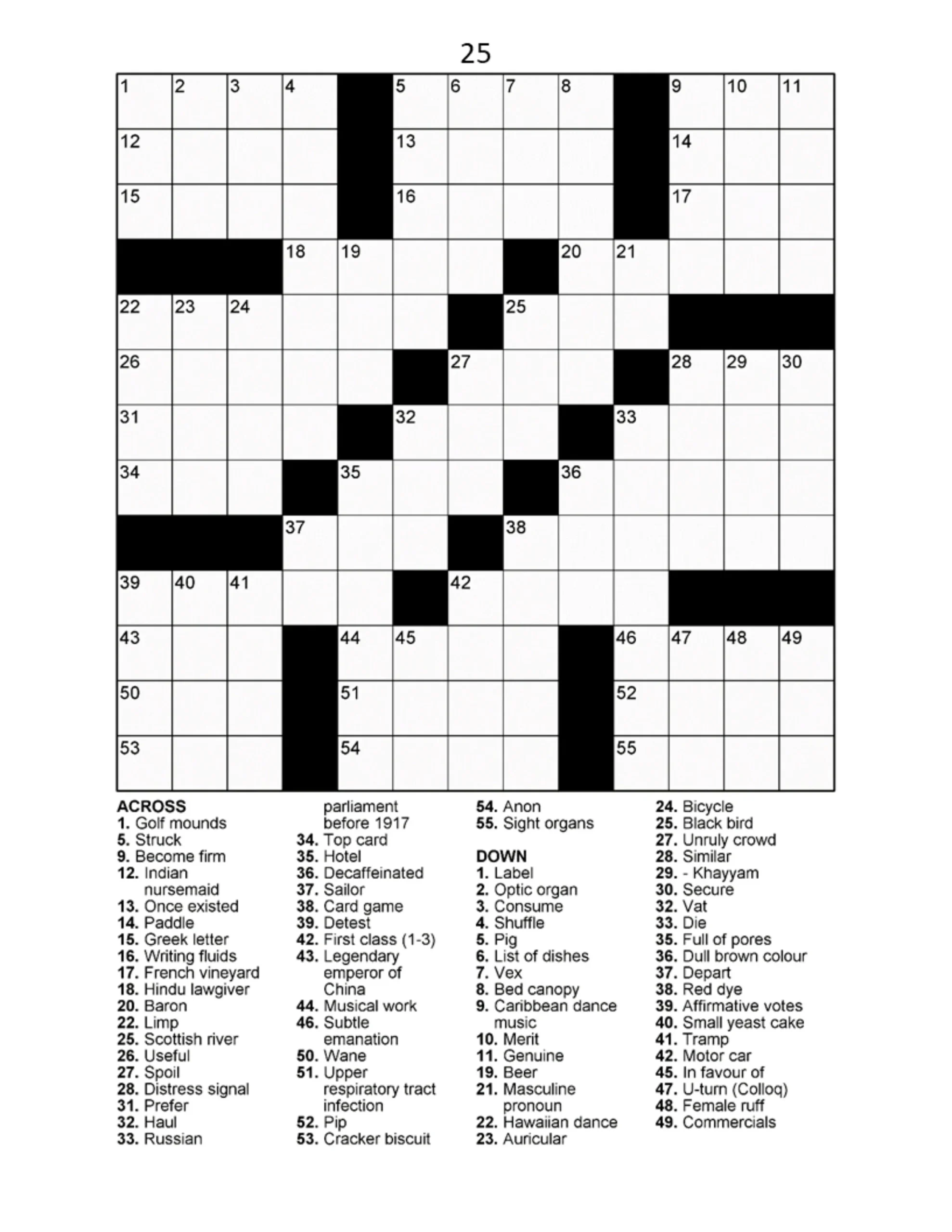 60 Large Print Crossword Puzzles Vol 2 Etsy 60 Large Print Crossword Puzzles Vol 2 Etsy