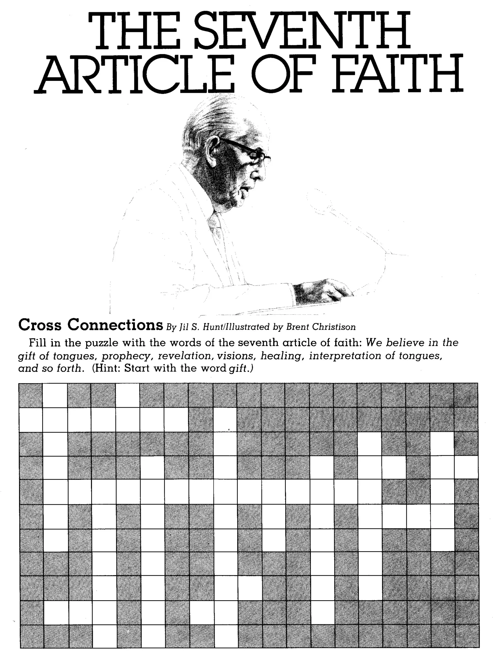 7th Article Of Faith Teaching Children The Gospel