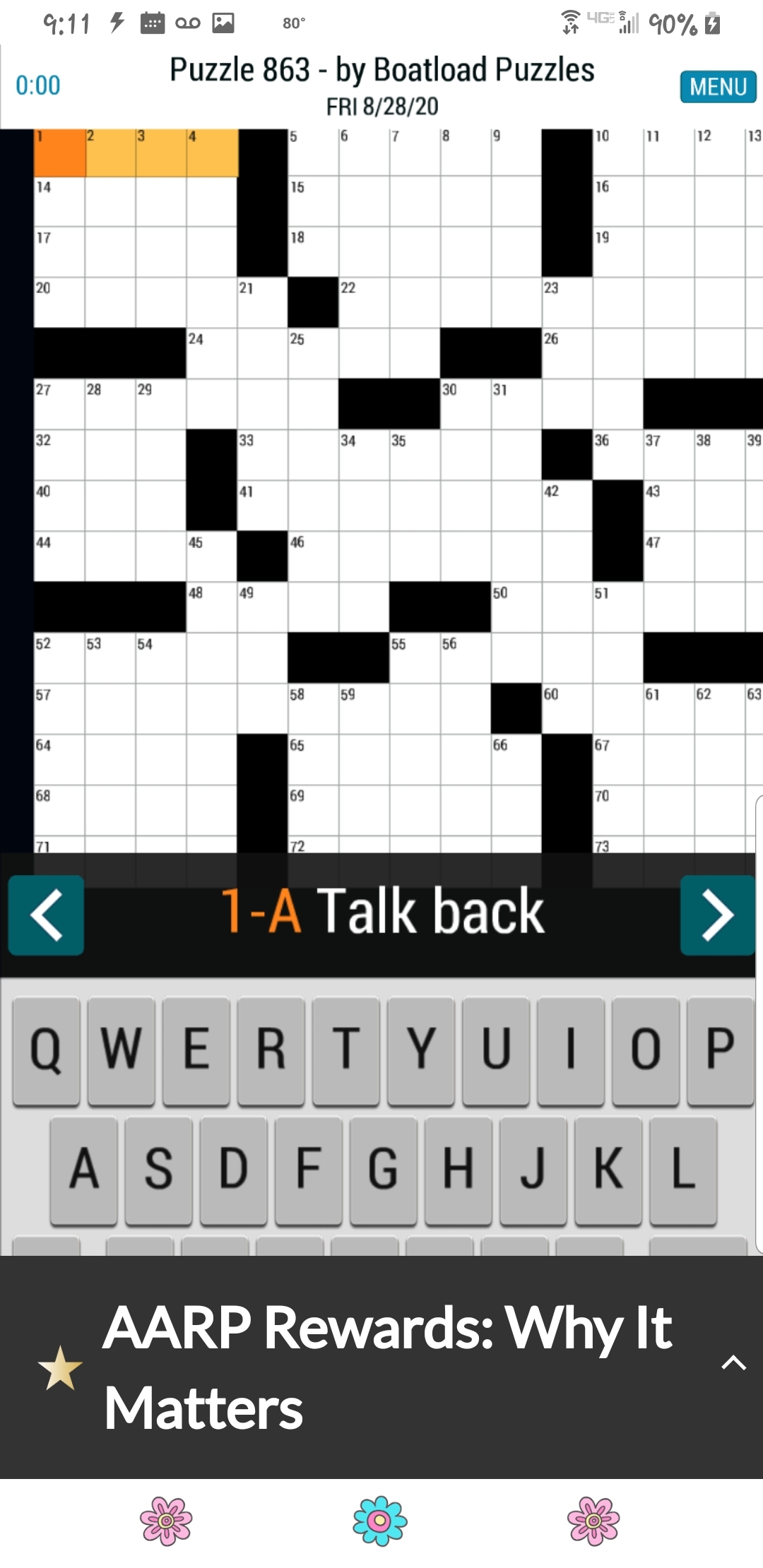 AARP Online Community And Discussion Forums Crosswording Rewards Users Issue FIXED 8 28 AARP Online Community