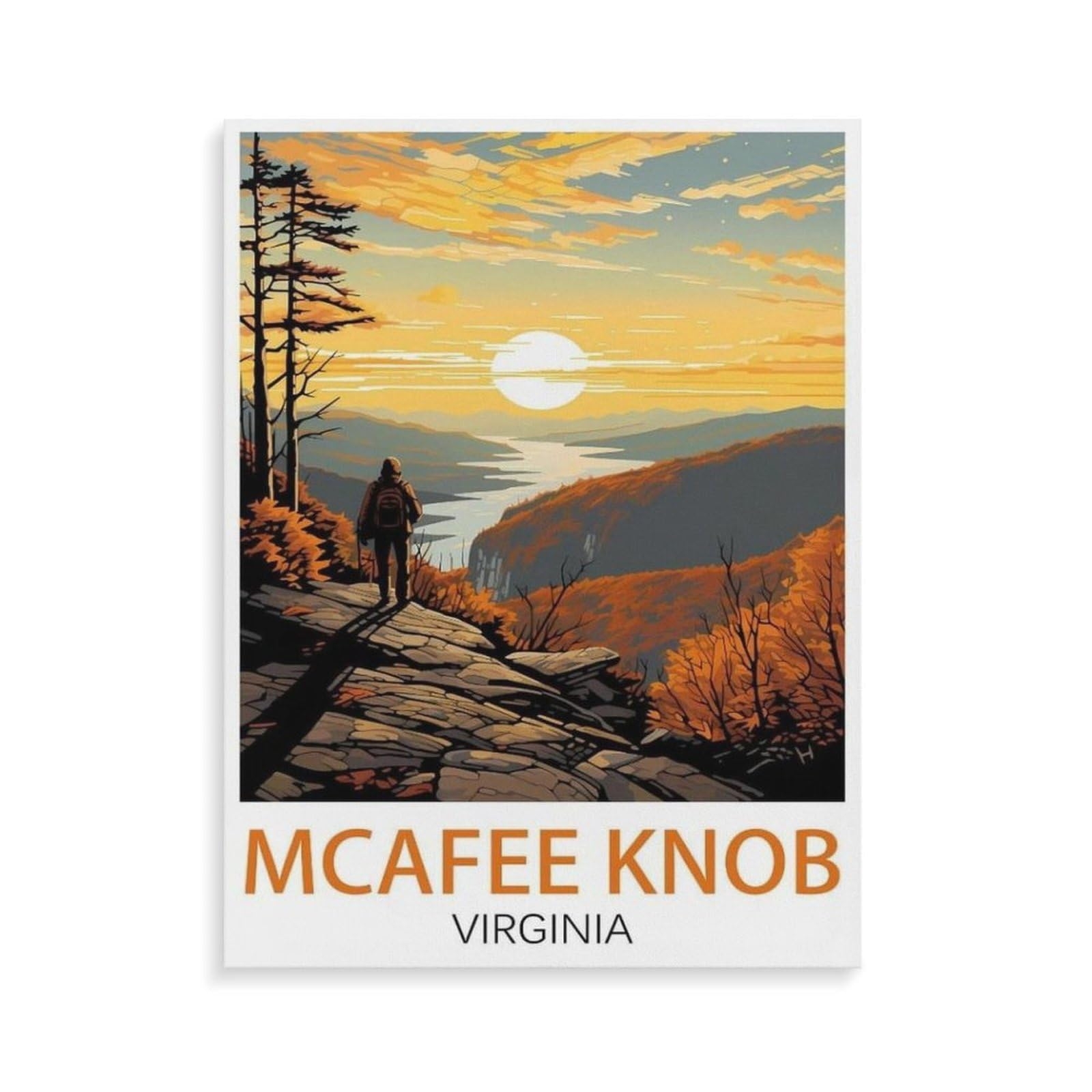 Amazon Jigsaw Puzzle 1000 Pieces For Adults Mcafee Knob Virginia Teens Boys Girls Puzzles Difficult Challenging Puzzle For Party Games Kids Family Friends 50x70cm U1 Toys Games