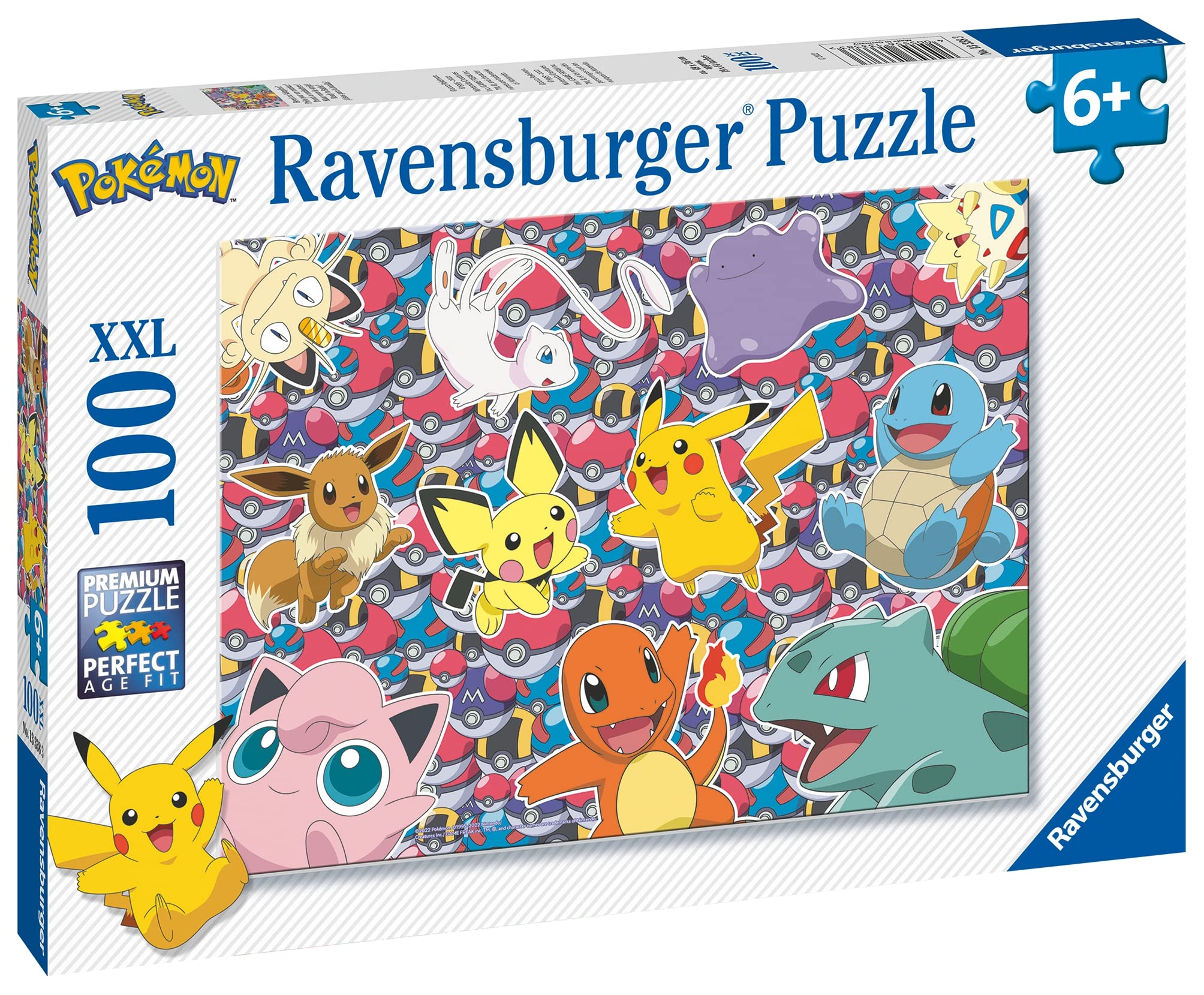 Amazon Ravensburger Pokemon Jigsaw Puzzles For Kids Age 6 Years Up XXL 100 Pieces Pikachu Toys Toys Games