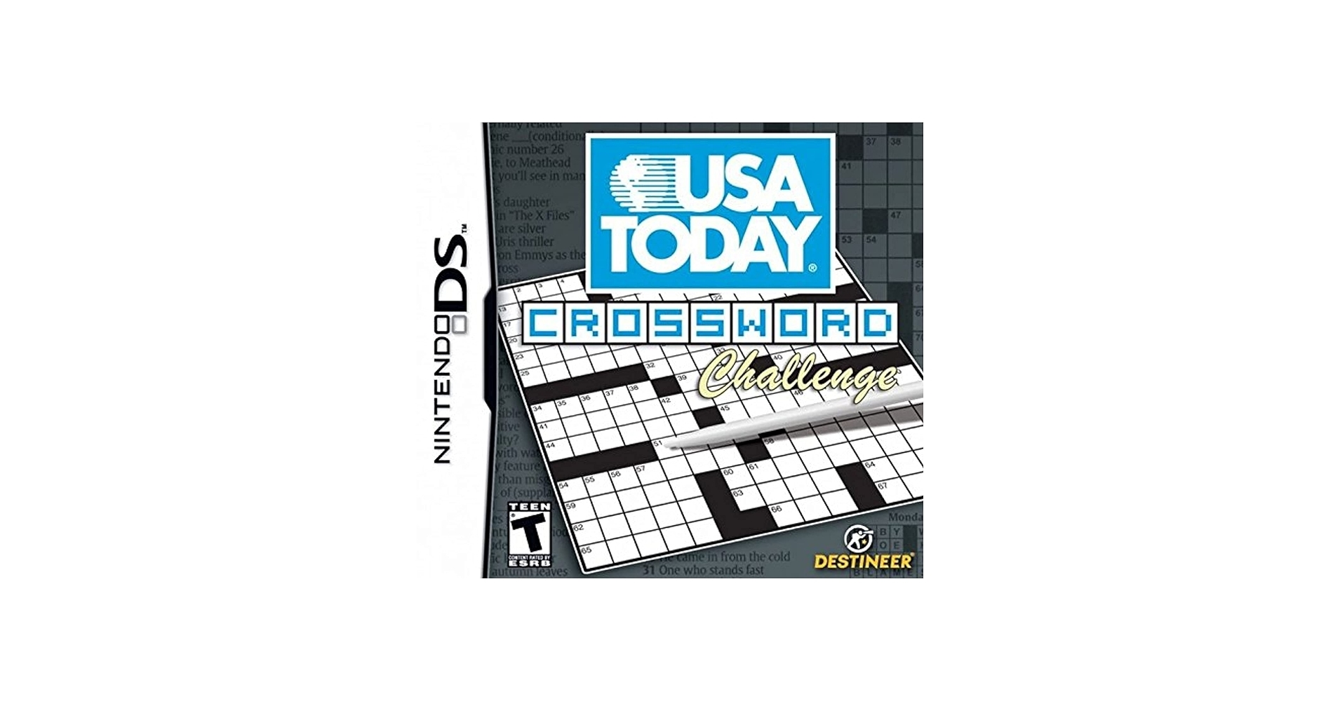Amazon USA Today Crossword Challenge Nintendo DS Video Games