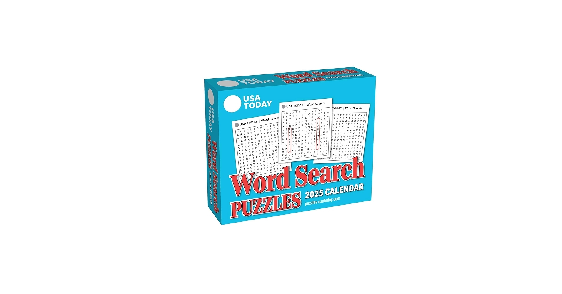 Amazon USA TODAY Word Search 2025 Day to Day Calendar 9781524893071 USA TODAY Books