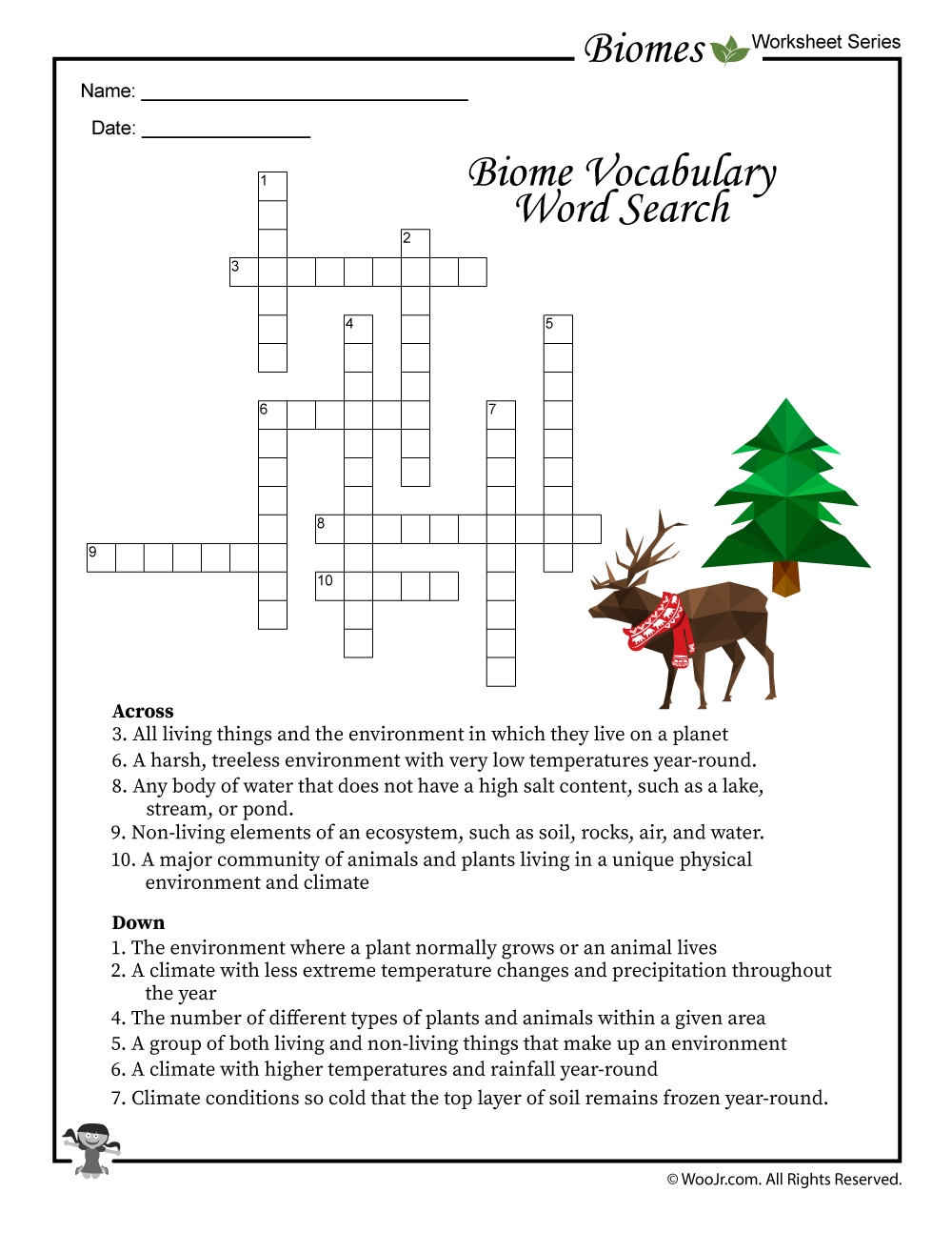 Biomes Worksheets Learning Unit Exploring Our Natural World Woo Jr Kids Activities Children s Publishing