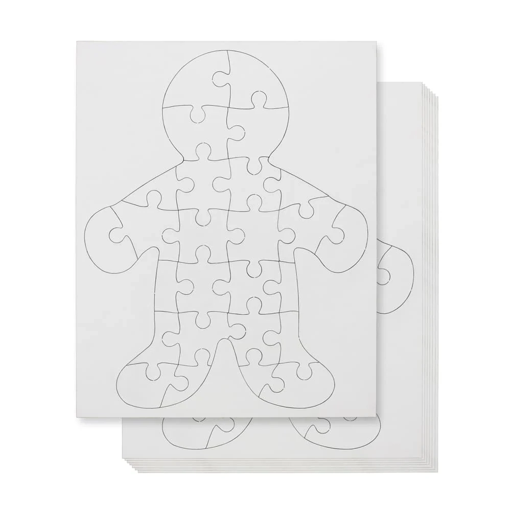 Blank People Shape Puzzles 8 5 X 10 5 Hygloss Products