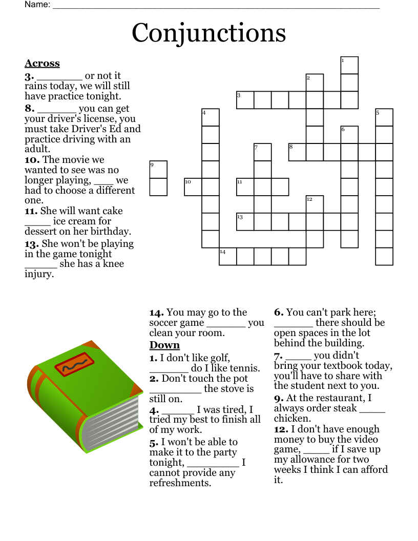 Board Games Crossword WordMint