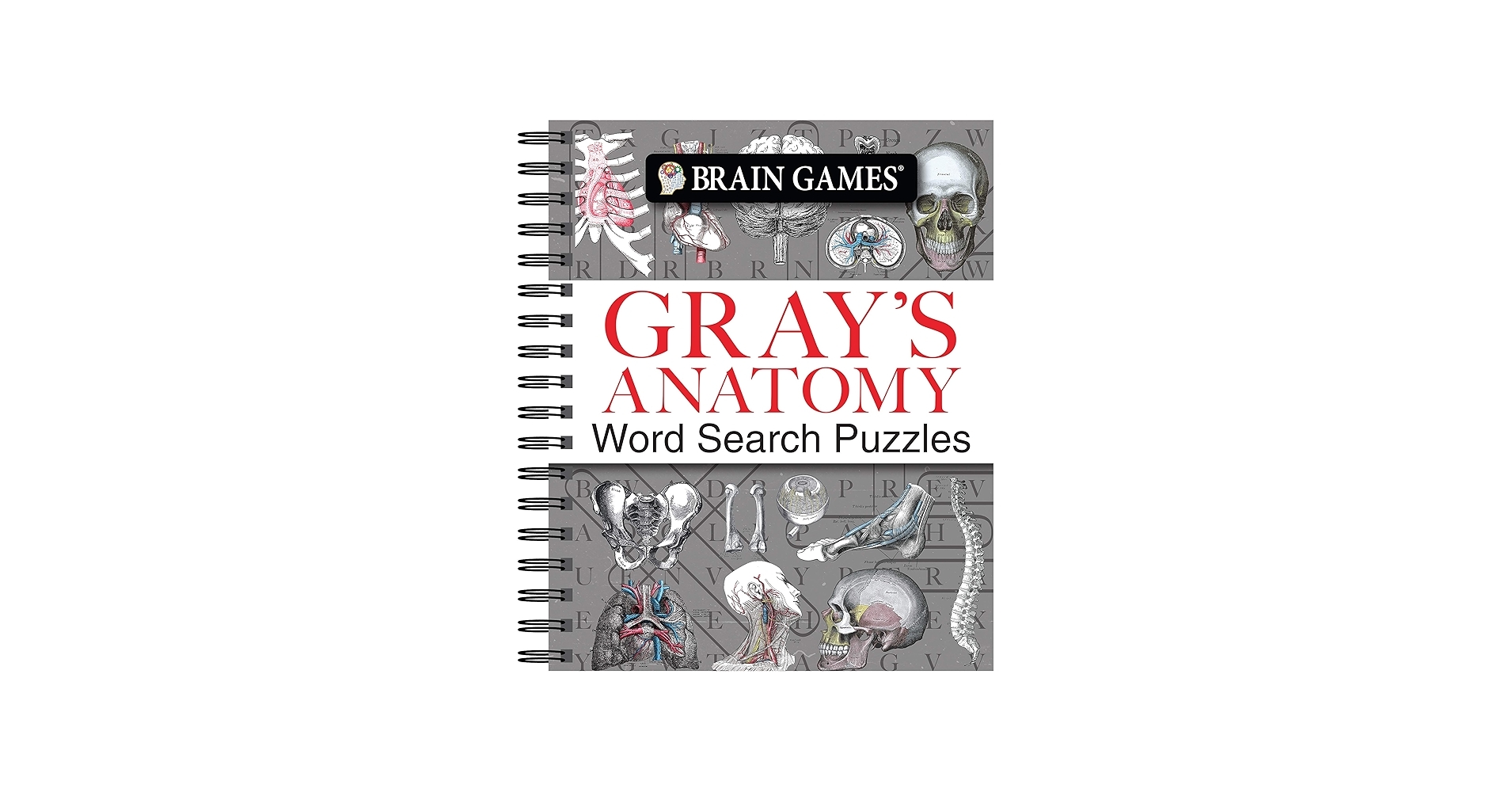 Brain Games Gray s Anatomy Word Search Puzzles Publications International Ltd Brain Games 9781645584834 Amazon Books