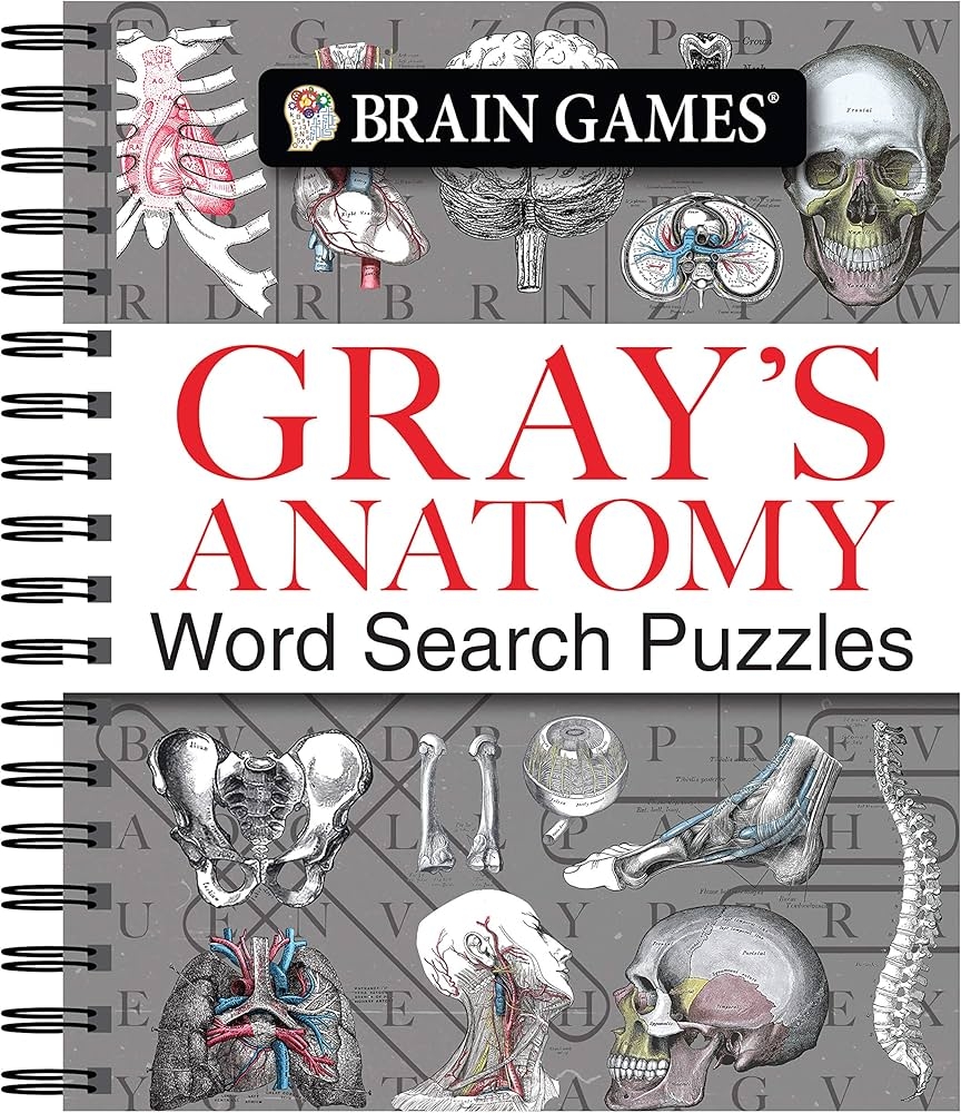 Brain Games Gray s Anatomy Word Search Puzzles Publications International Ltd Brain Games 9781645584834 Amazon Books