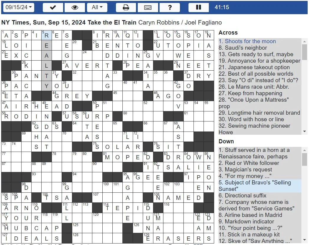 Bravo s What From The Nyt Crossword Via The Seattle Times R realhousewives
