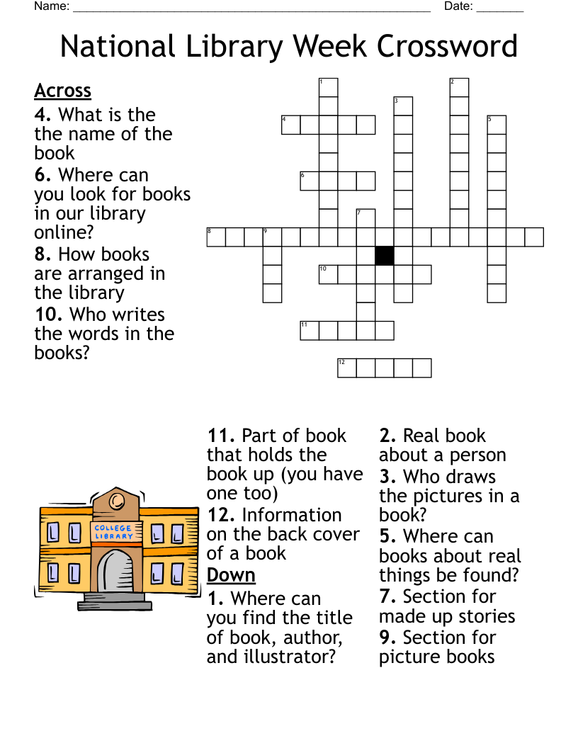 Bulletin Board Crossword WordMint