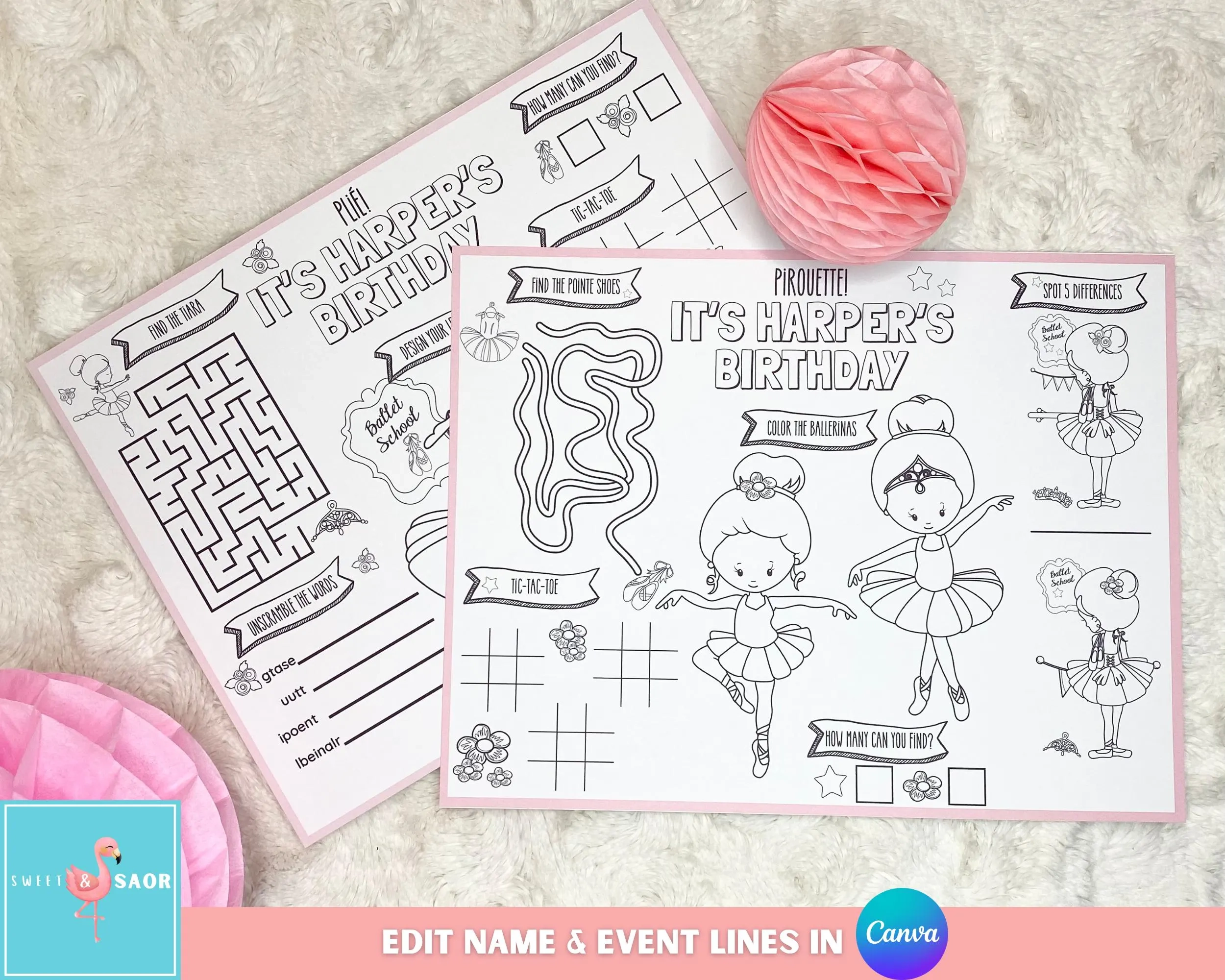 Celebration Placemat Etsy Australia
