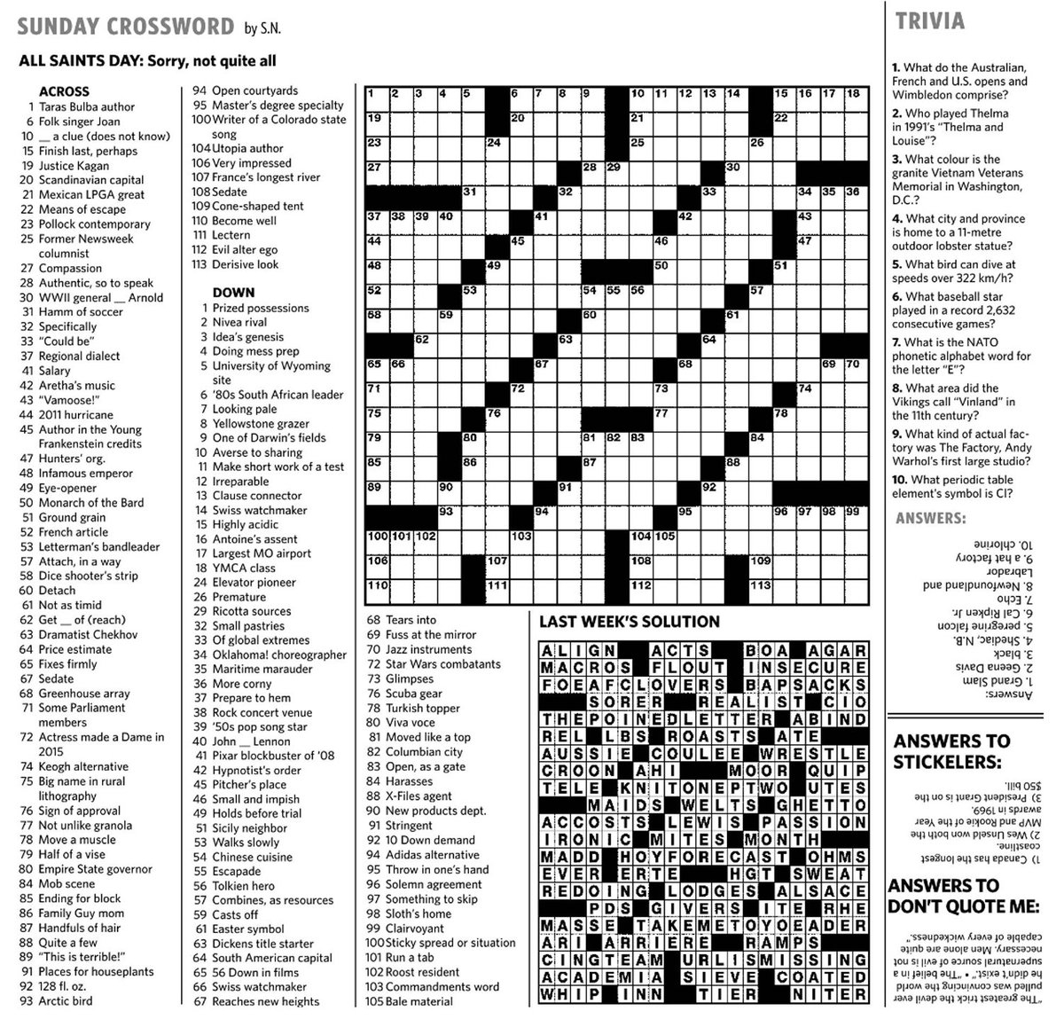 ClarkeRD Hi Sorry About That Here s A Copy Of The Full Crossword Thanks For Your Understanding 