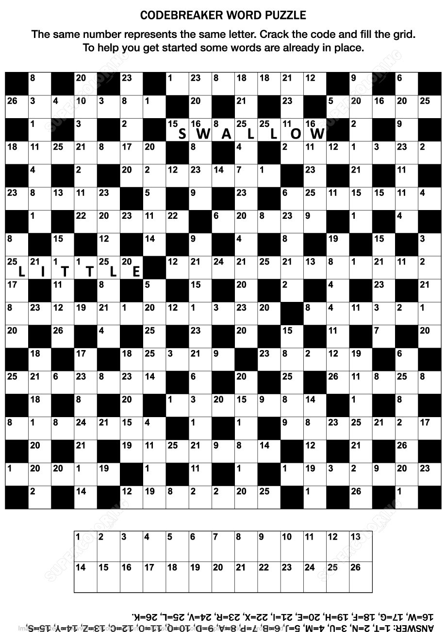 Codebreaker Word Puzzle Free Printable Worksheets Codebreaker Word Puzzle Free Printable Worksheets