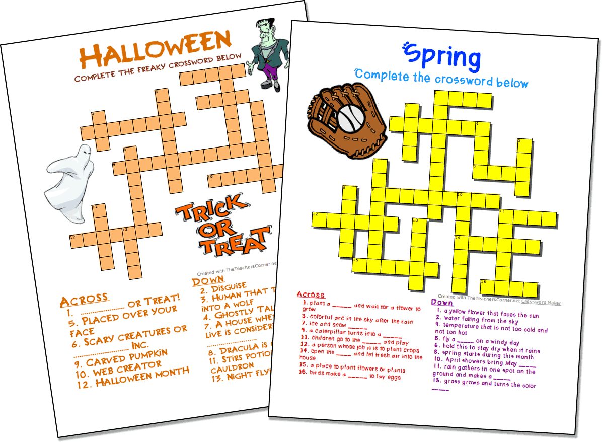 Crossword Puzzle Maker FREE Crossword Puzzle Maker FREE
