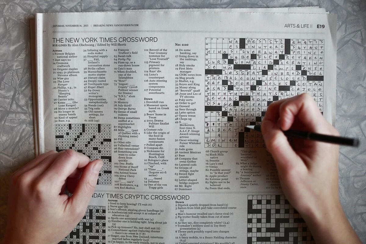 Crossword Puzzle Trivia Crossword Puzzle Trivia