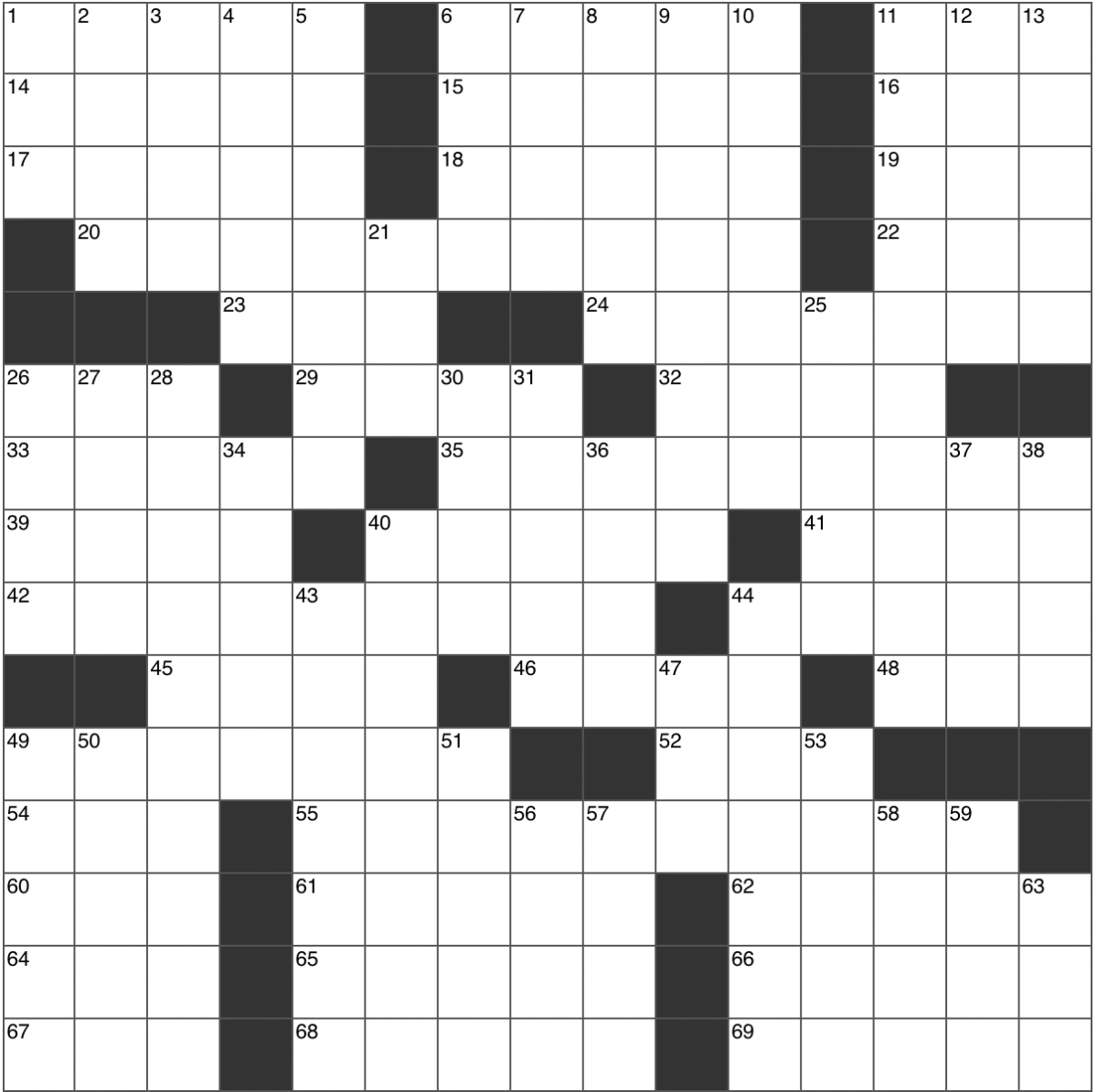 Crossword Puzzles The Cypress