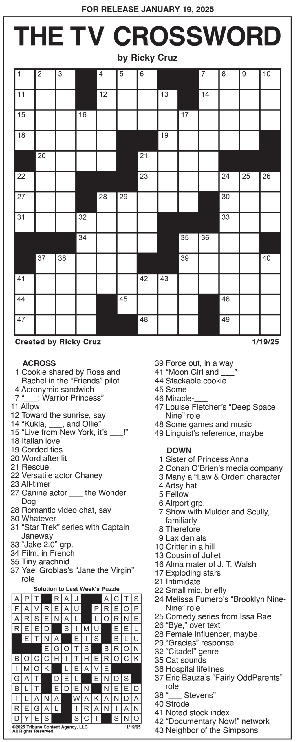 Crosswords Games Puzzles