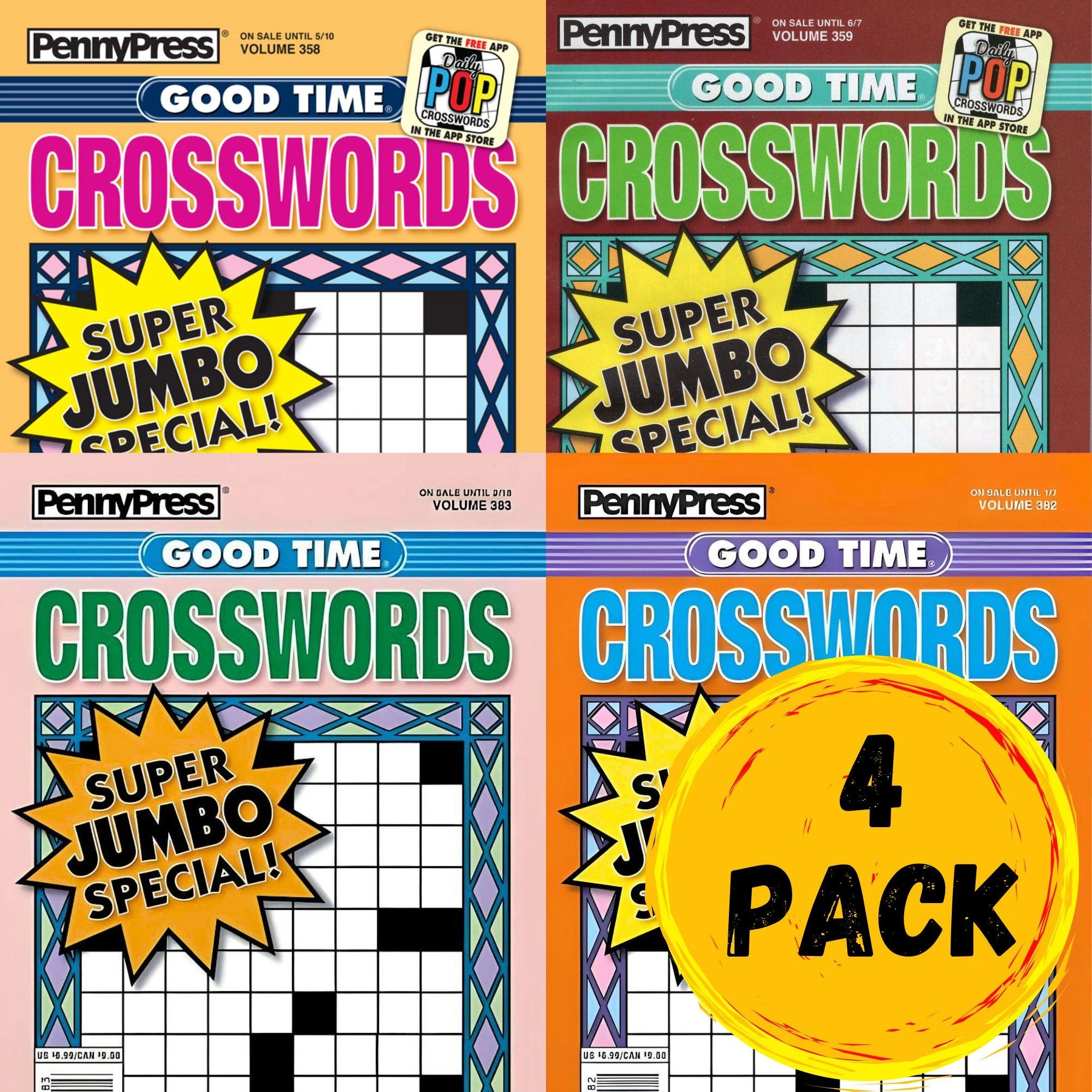 Dell Crossword Puzzle Books Etsy