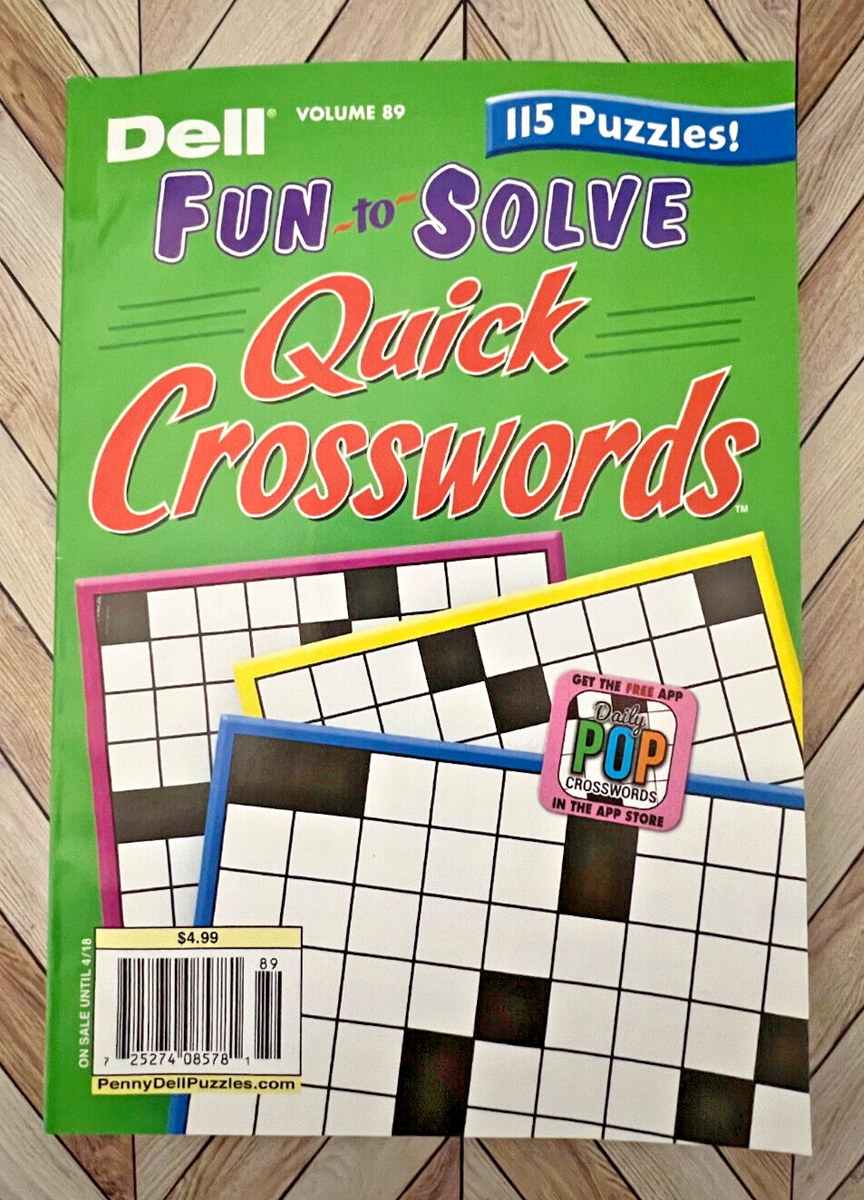 DELL Fun To Solve Vol 87 DELL SUNDAY Spring 2023 CROSSWORDS Puzzle Books EBay