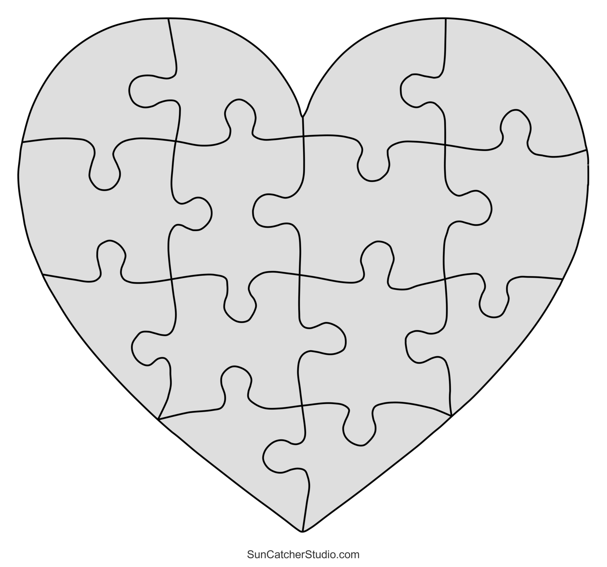 DIY JigSaw Puzzles Free Patterns Stencils Templates Free Printables Lettering SVG Files Tools Apps