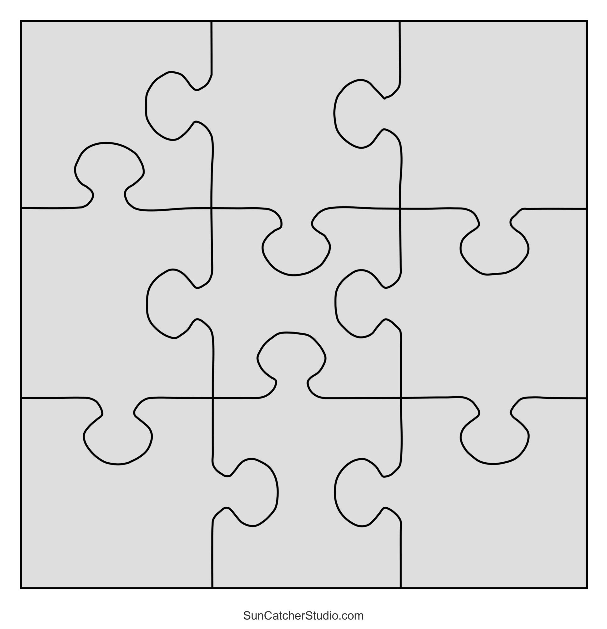DIY JigSaw Puzzles Free Patterns Stencils Templates Free Printables Lettering SVG Files Tools Apps