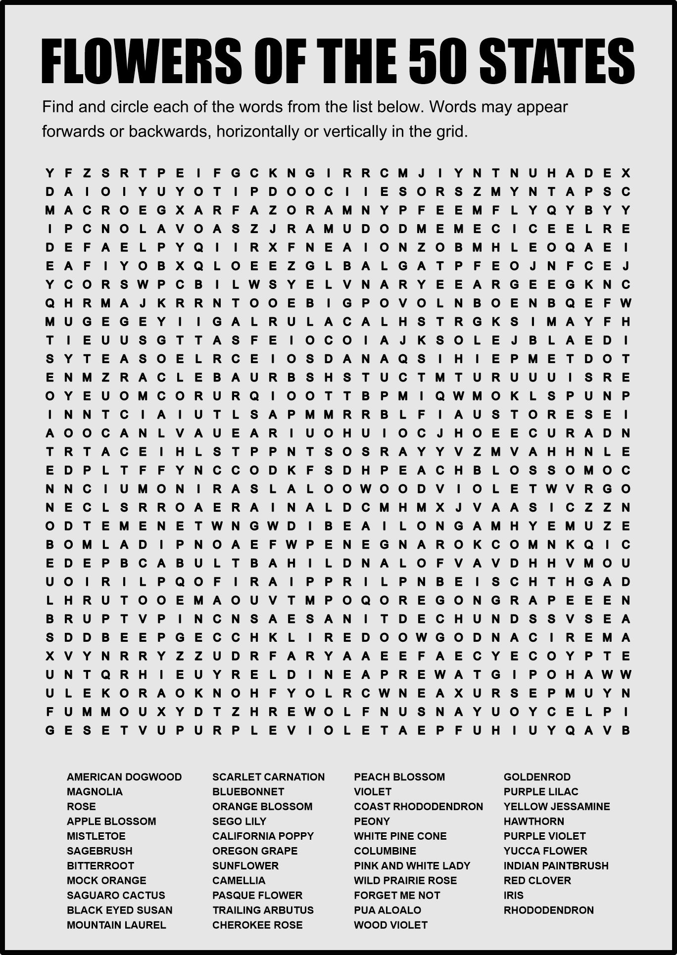 Extremely Hard Word Search 20 Free PDF Printables Printablee