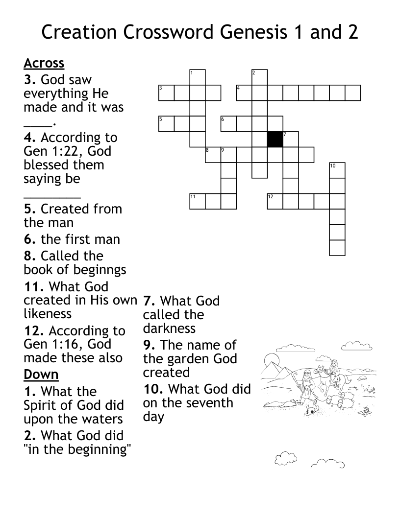 Faith Kids Questions Weeks 1 5 Crossword WordMint
