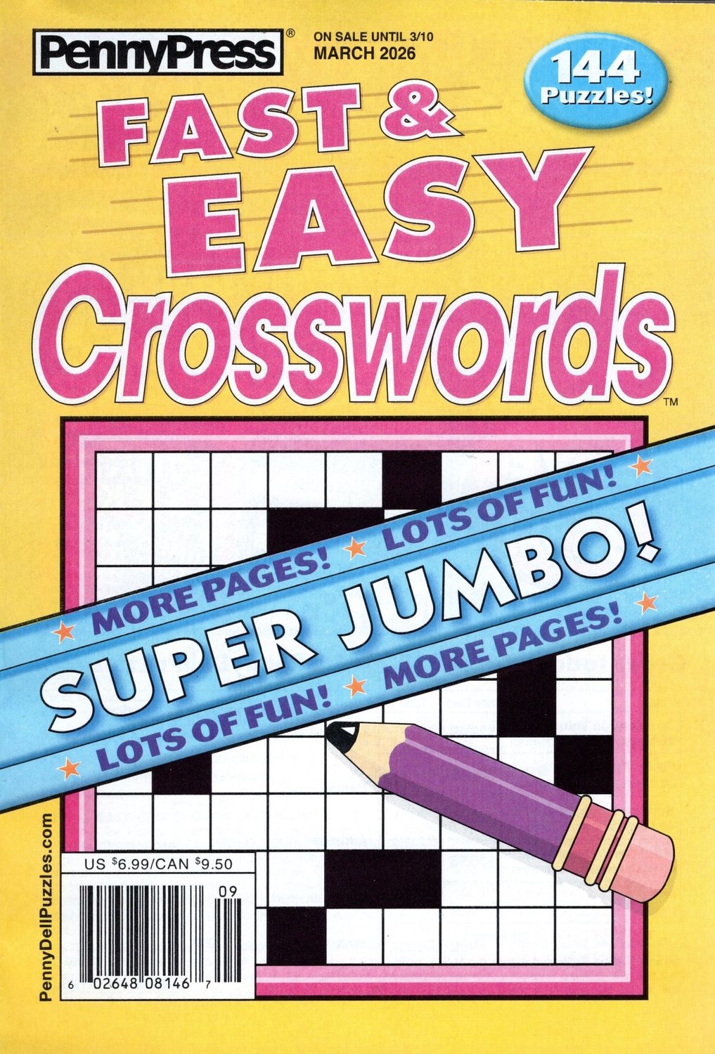 Fast Easy Crosswords March 2026