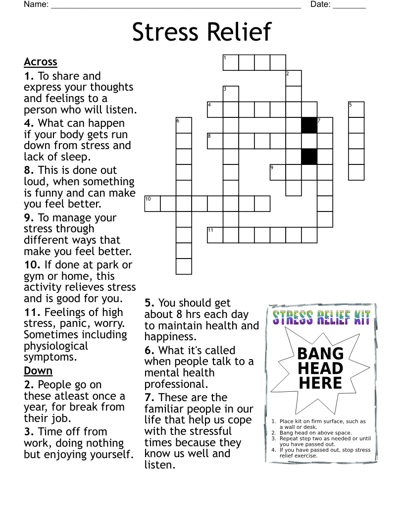 Feelings And Emotions Crossword WordMint