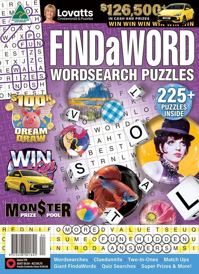 FindaWord Magazine Wordsearch Puzzles By Lovatts