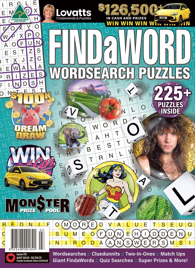 FindaWord Magazine Wordsearch Puzzles By Lovatts