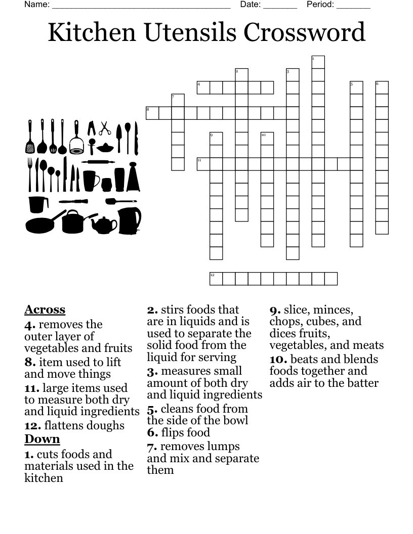 Foods Crossword WordMint Foods Crossword WordMint