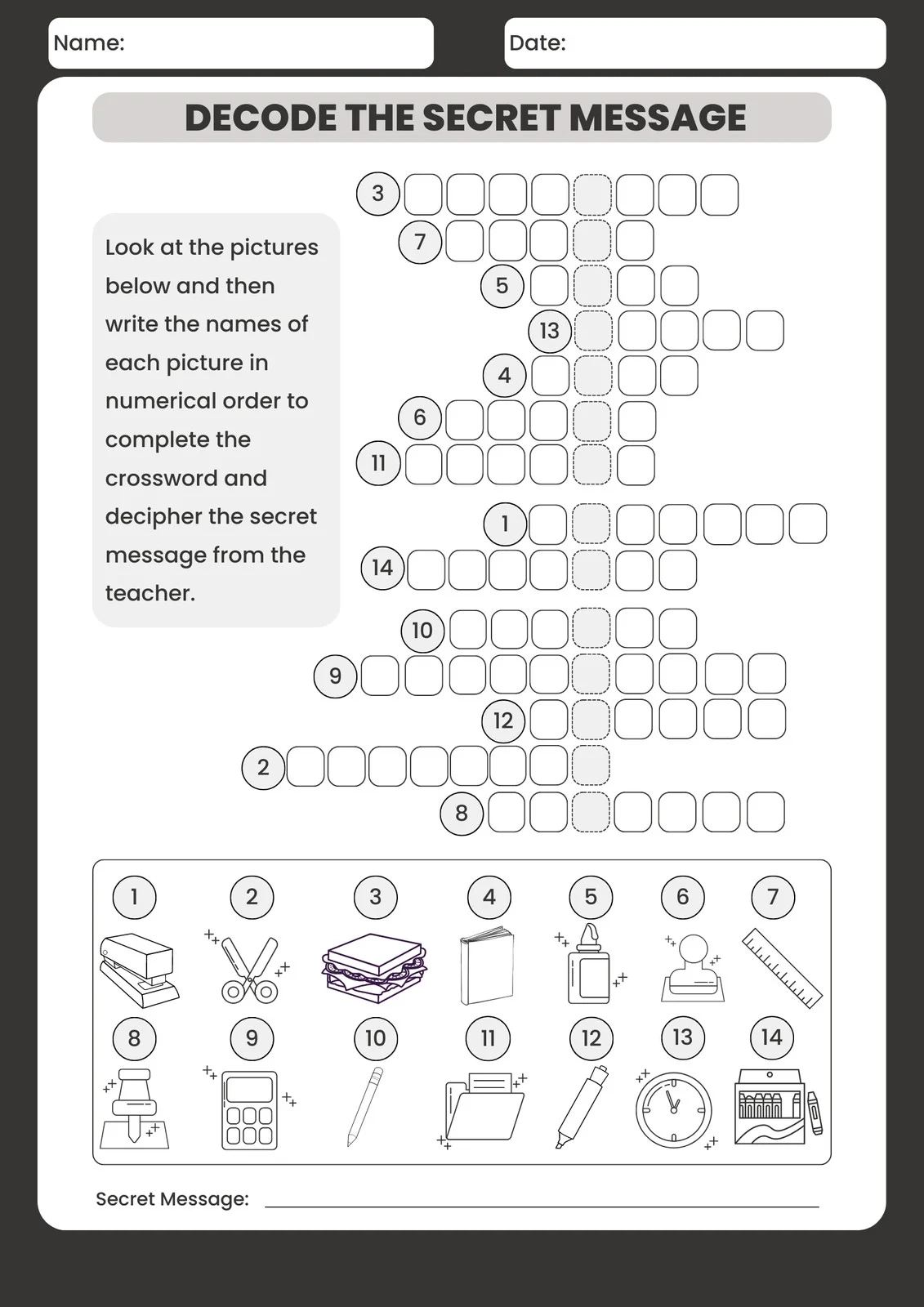 Free And Customizable Crossword Puzzle Templates Canva Free And Customizable Crossword Puzzle Templates Canva