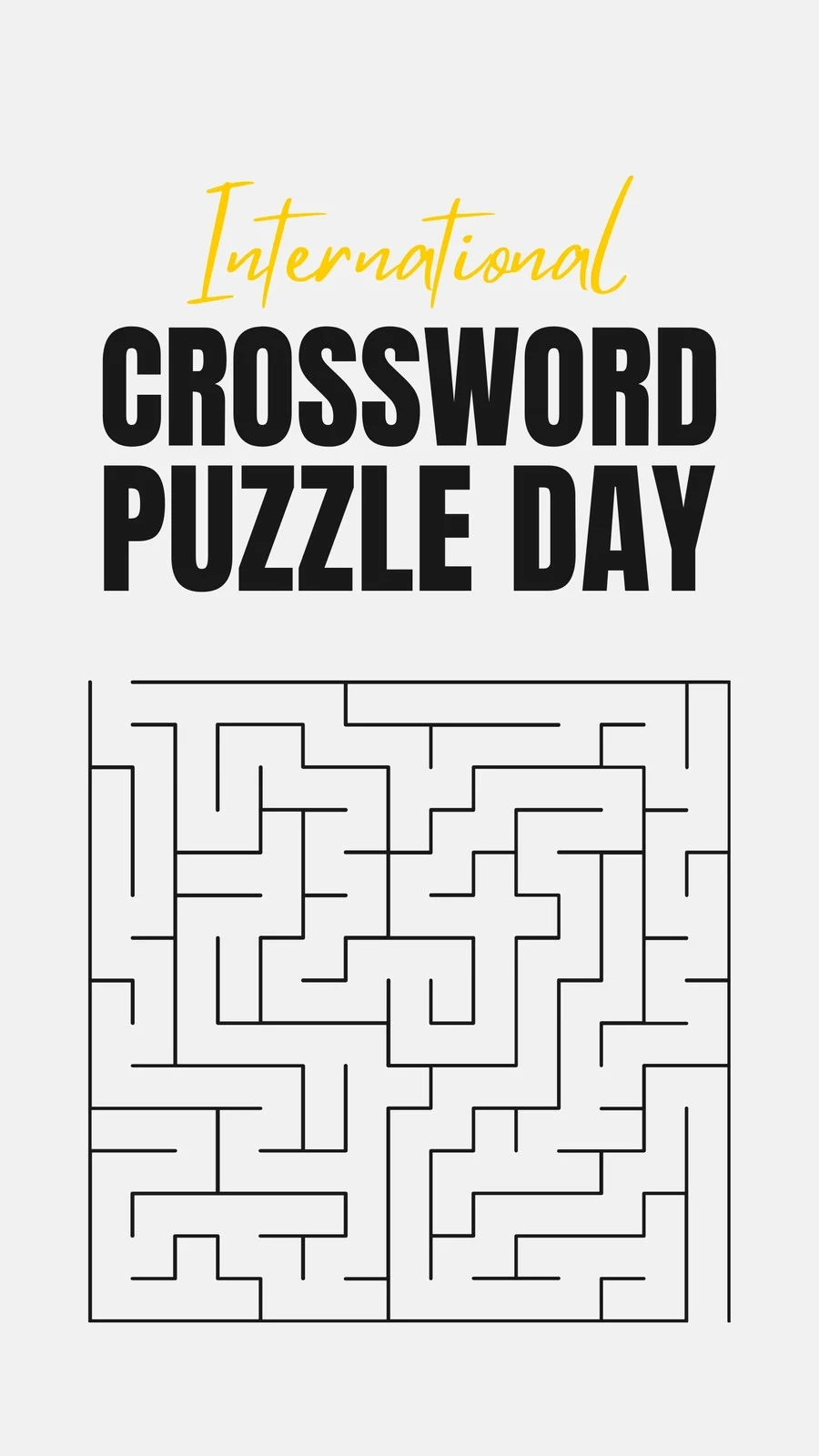 Free And Customizable Crossword Puzzle Templates Canva