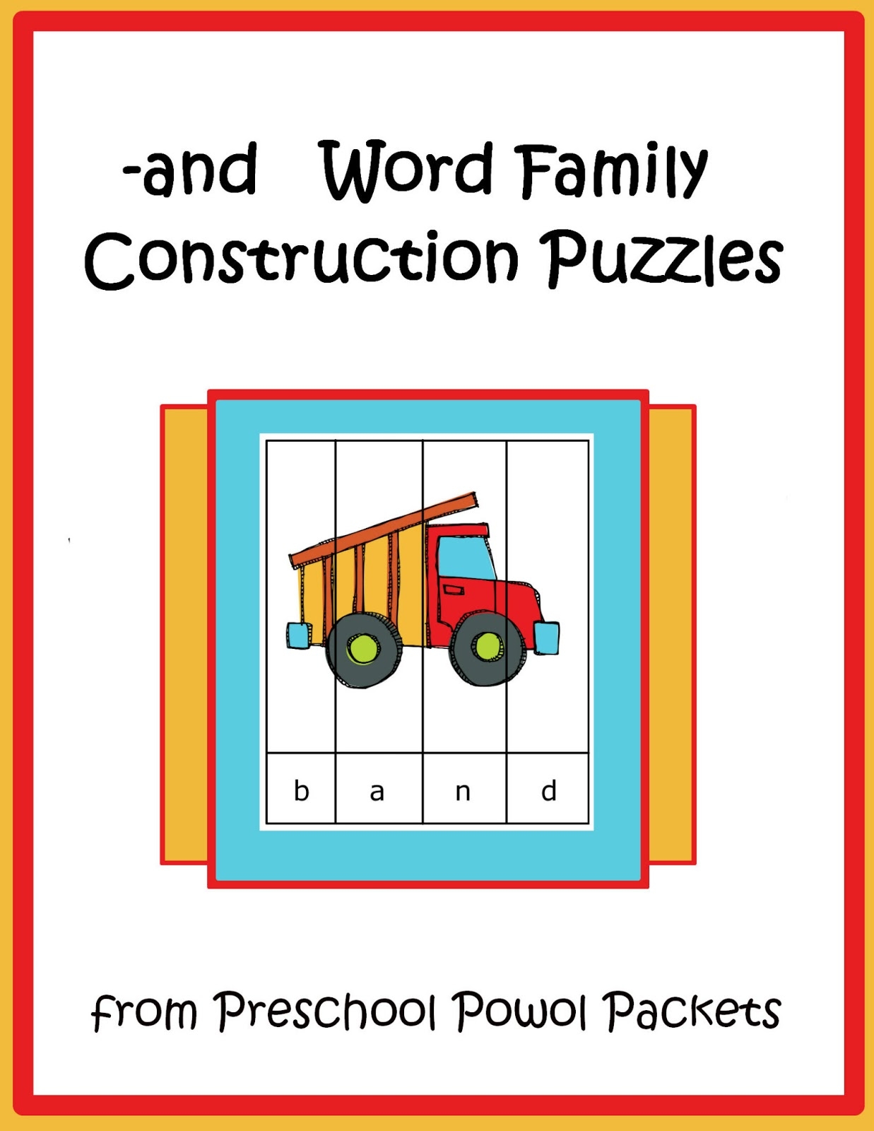 FREE and Word Family Construction Puzzles FREE and Word Family Construction Puzzles